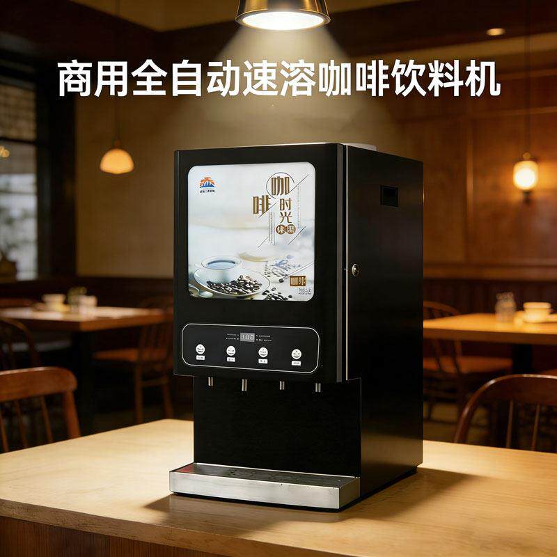 商用饮料机全自动冷热多功能自助热饮机速溶咖啡机奶茶果汁一体机