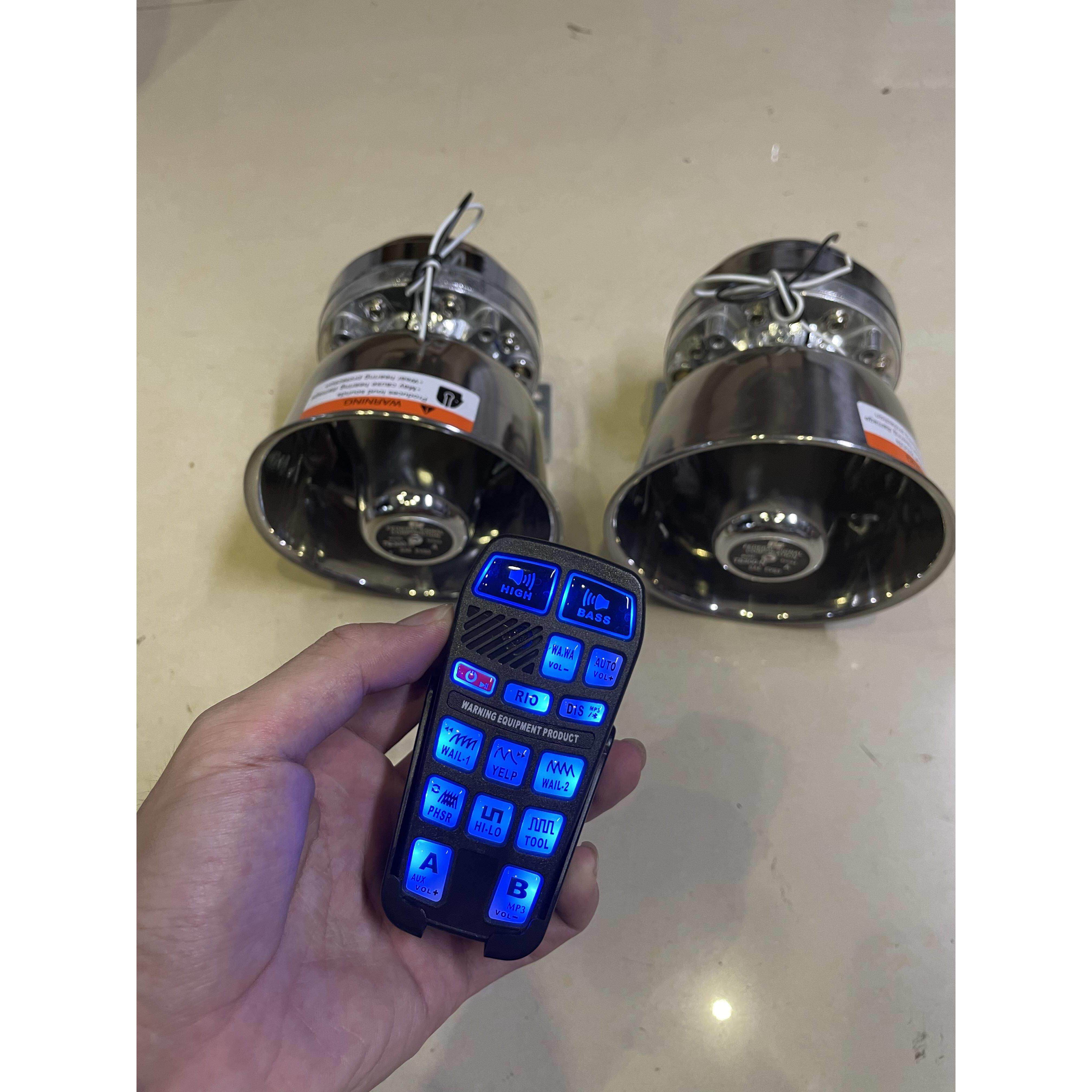 宣传车汽车12V24改装高清喊话器警报器车载警笛无线高音400W600W