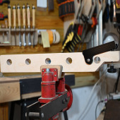 角度可调琴颈切削打磨支架jig民谣电木吉他琴头琴颈造型制作工具