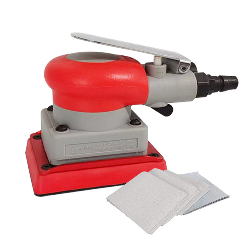 气动砂纸机方形打磨机强劲干磨机大灯抛光专用70/100快速吸尘工具