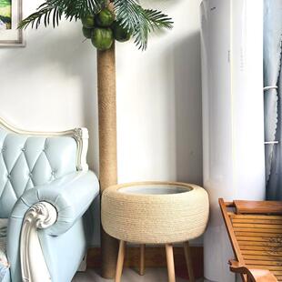 茶几改造桌腿支架支撑脚榉木沙发脚DIY改造轮胎茶几材料配件自制