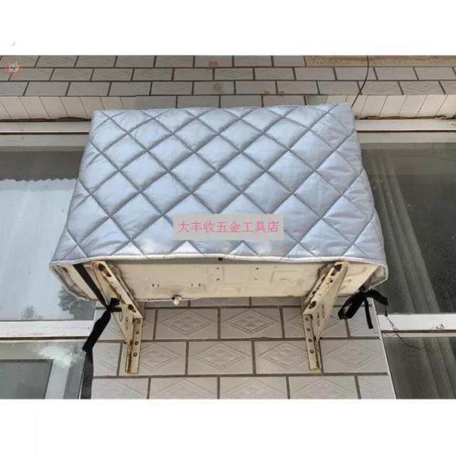 空调外机防冻罩子秋冬季保暖户外水箱挡风被室外仪器大3匹定做的