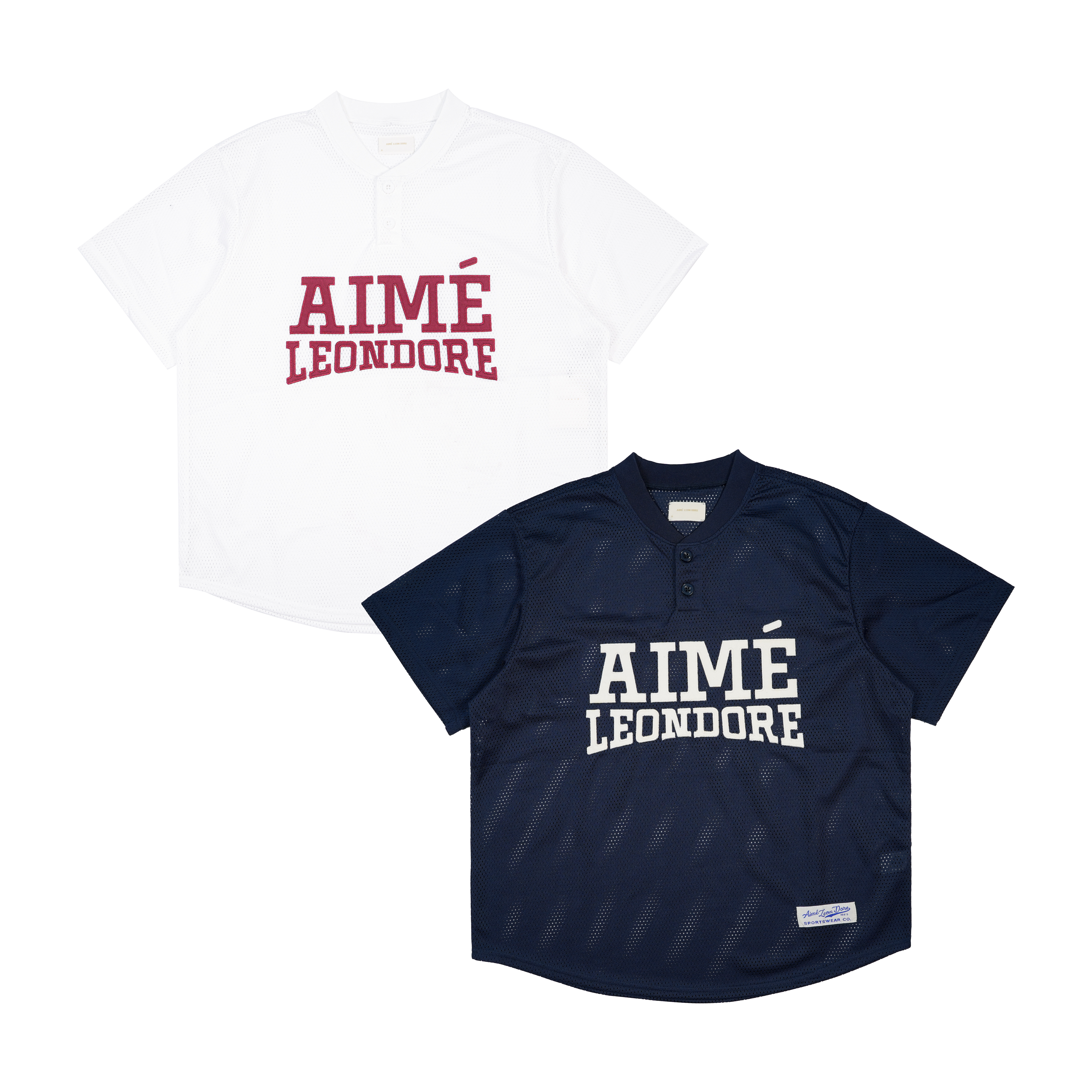 现货ALD AIME LEON DORE Mesh Jersey League Shirt网眼v领短袖