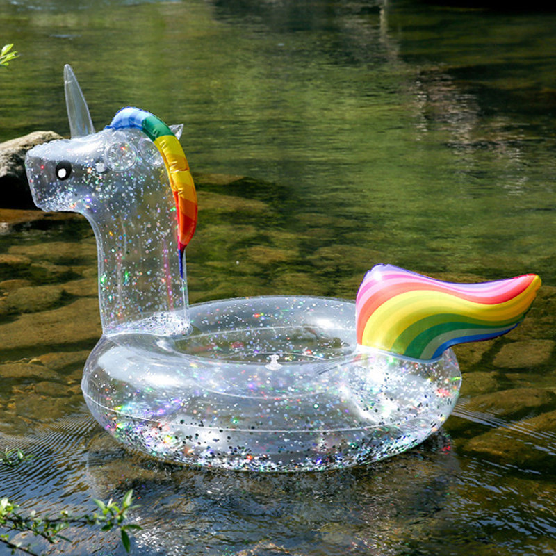 超大火烈鸟游泳圈菠萝成人女腋下充气浮圈加厚网红泳圈水上救生圈