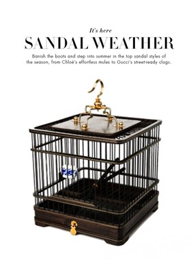 中式样板间售楼处软装饰品紫光檀鸟笼工艺品家居书房桌面木质摆件