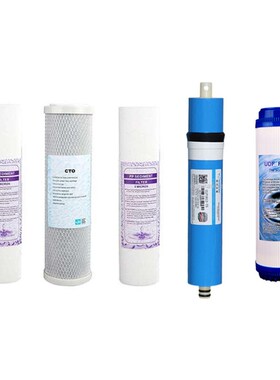 适用于朗泰净水器滤芯五级全套反渗透纯水机通用10寸PP活性炭RO膜