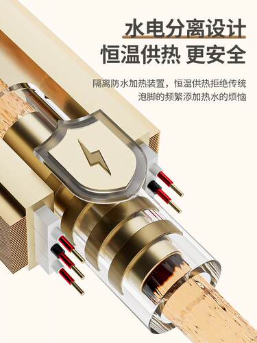 一品康智能足浴桶YPK-828型自动恒温电动按摩气泡冲浪足浴机
