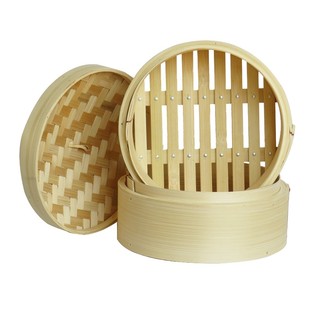 新品光滑厚实笼底竹蒸笼家用加深竹制笼屉易清洗不留渣新款竹笼底