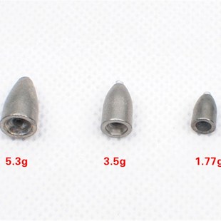 钓鱼铅坠高比重钨钢钨钢铅坠1.77/3.5/5.3克