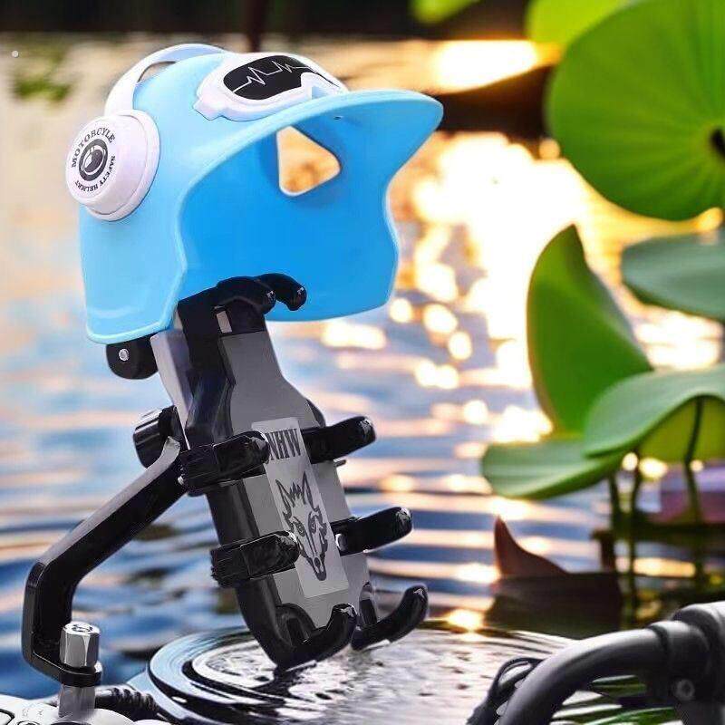 手机导航支架摩托车自行车电动车防震防掉落外卖骑手八爪固定架