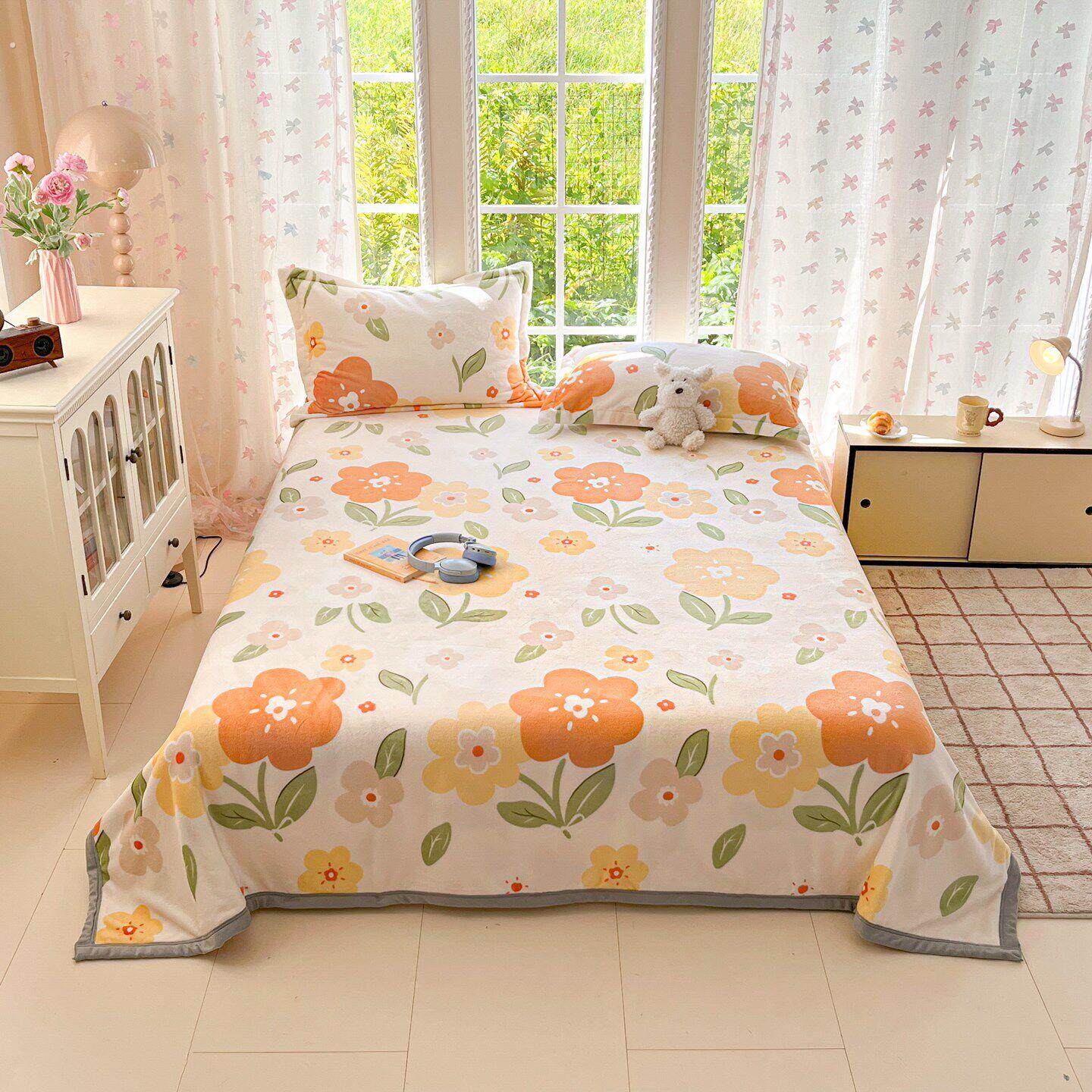 办公室午睡毛毯沙发毯空调毯盖毯披肩四季通用珊瑚绒小毯子毛巾被