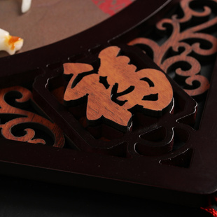 新中式玄关装饰画客厅玉雕画沙发背景墙3d立体浮雕画实木雕壁挂画