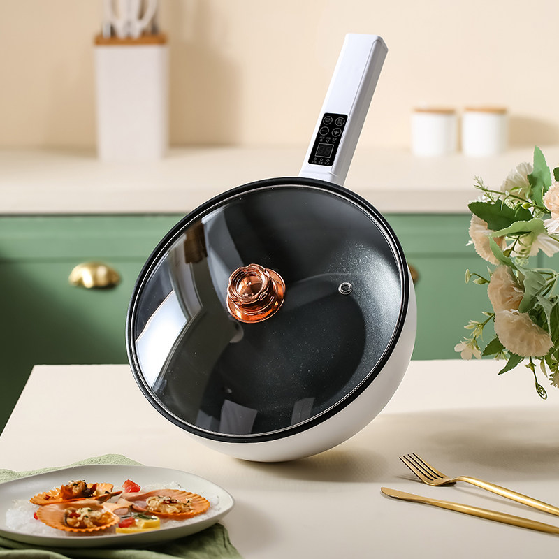 电炒锅炒菜一体式多功能家用电煮锅火锅宿舍学生小型煎炒蒸煮不粘,厨房电器,电热火锅/煎锅,淘宝优惠券,粉丝福利购,淘宝优惠卷