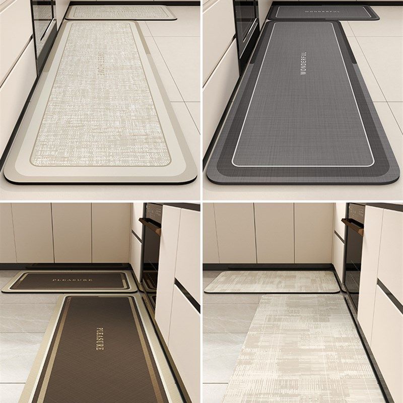 厨房地垫防滑防油硅藻泥吸水吸油脚垫子专用防水防脏免洗可擦地毯,居家布艺,厨房地垫,淘宝优惠券,粉丝福利购,淘宝优惠卷