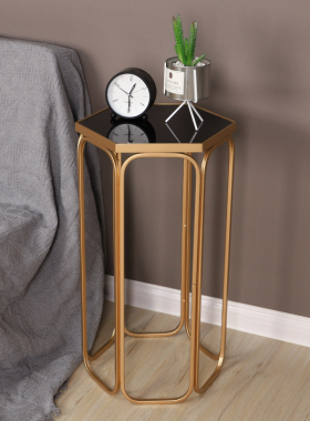 轻奢北欧乔迁新居置物架电视柜旁落地摆件客厅沙发边几家用花盆架