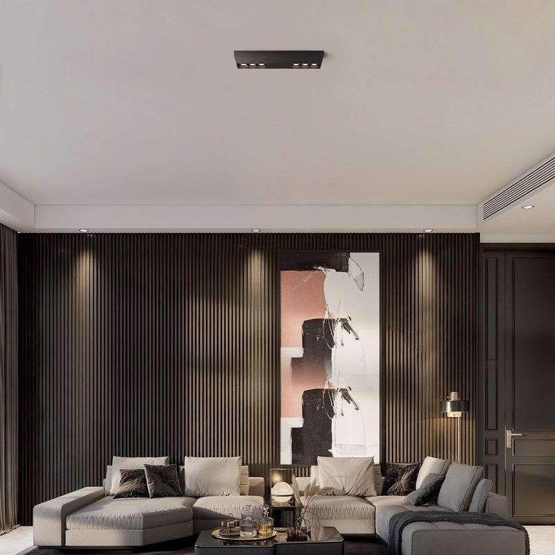 至御智能LED明装射灯长方形家用客厅斗胆灯卧室长条格栅灯XC001,家装灯饰光源,明装射灯,淘宝优惠券,粉丝福利购,淘宝优惠卷