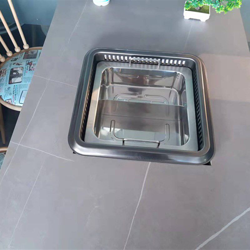 商用方型下沉式无烟火锅炉36*36cm 海底捞麻辣店专用电磁炉3000W