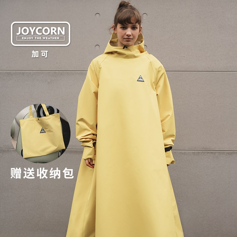 Joycorn加可 电动车雨披 防暴雨单人雨衣 自行车男女款成人全身