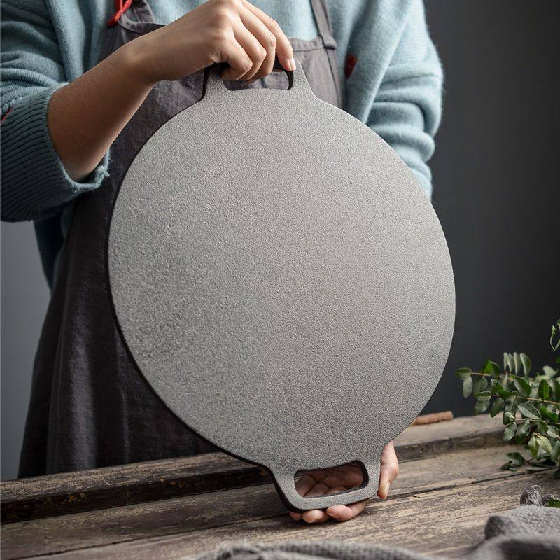 铸铁加厚杂粮煎饼锅手抓饼锅烙饼锅摊煎饼果子工具家用不粘平底锅,厨房/烹饪用具,煎锅/平底锅,淘宝优惠券,粉丝福利购,淘宝优惠卷