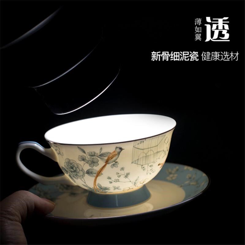 羽墨【花莺絮语】咖啡杯茶壶礼盒乔迁结婚高级感生日礼物高档精致
