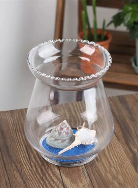 水培玻璃花瓶观音竹仙人掌绿萝鱼缸冬瓜器皿透明居家桌面卧室客厅