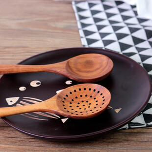 炒菜木铲子不粘锅专用木勺子无漆实木家用厨具木头锅铲漏勺汤勺