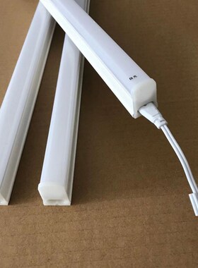 led灯管t5两孔一体化家用超亮日光t4灯全套1.2米长条支架全套灯棍