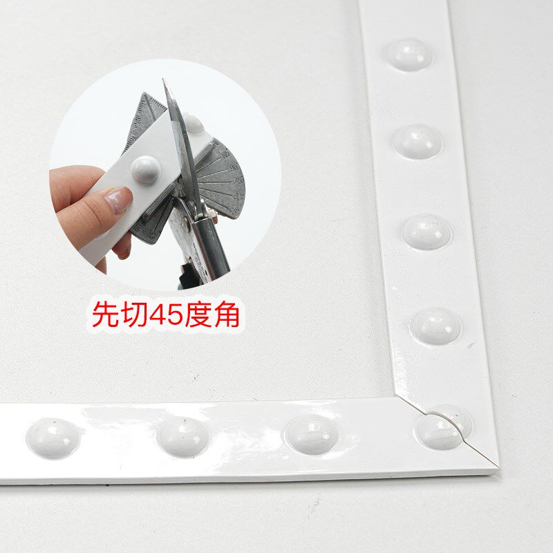 网红自粘圆点腰线装饰线条镜子边框电视背景墙造型天花吊顶收边条