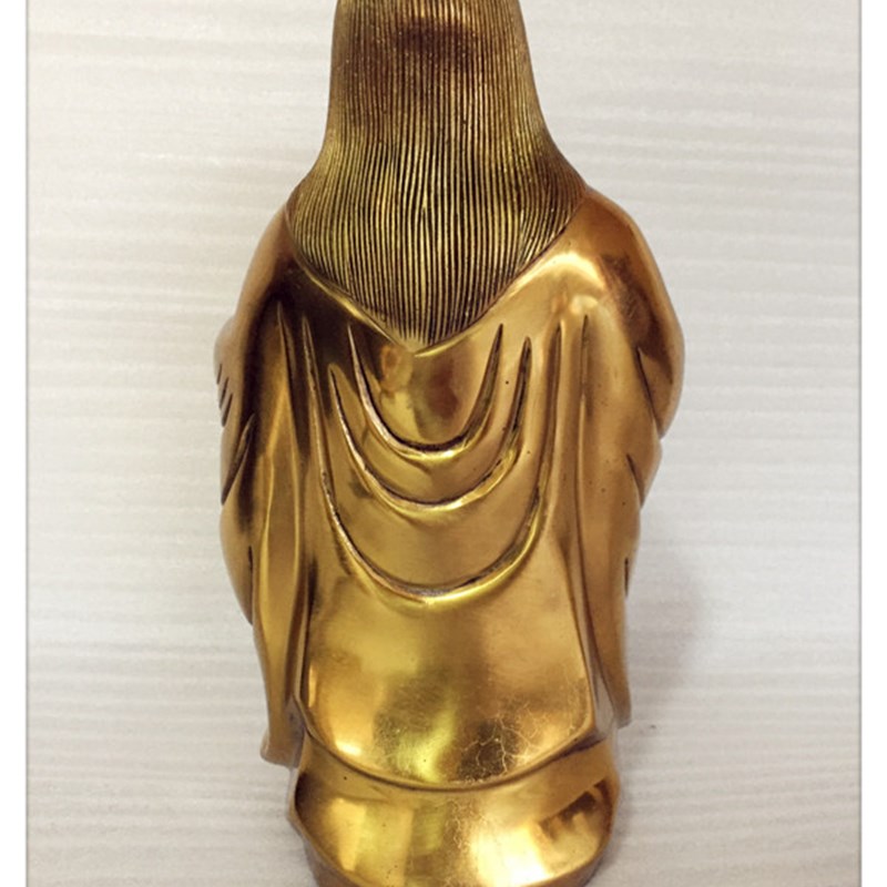 飞龙纯铜赤脚大仙赤脚金仙像佛像铜像工艺品家居摆件