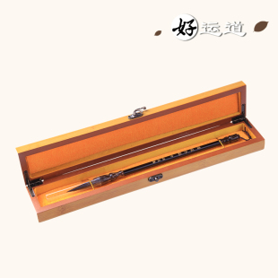 好运道湖笔文房四宝毛笔套装纯紫毫兼毫中楷书法用品水貂