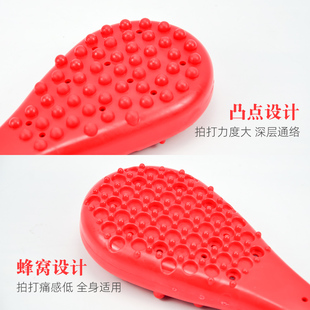 敲打经络锤疏通按摩锤橡胶加重全身拍打棒槌胆经肝经后背捶背肩颈