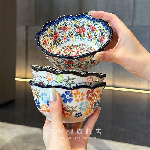 *老板娘自用*餐具控分享/绿野仙踪陶瓷碗复古饭碗汤碗面碗米饭碗