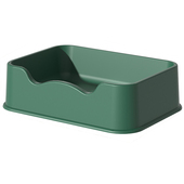 猫砂盆防外溅半封闭猫厕所防臭开放式 猫笼专用沙盆轻奢风猫咪用品