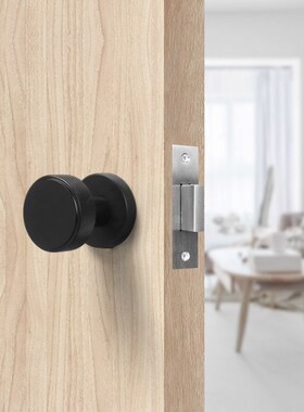 隐形门锁单面暗门锁隐藏专用门密室锁带微型小钥匙孔黑色金通道锁