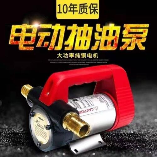 电动抽油泵柴油小型12v24v220v车载加油机抽油枪家用抽油神器
