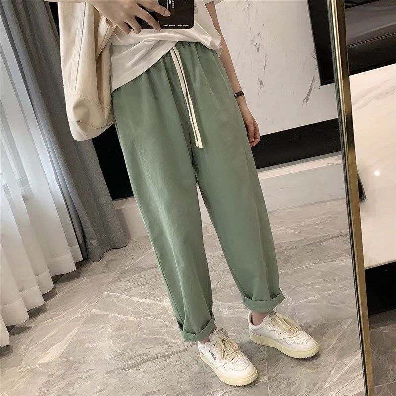 大碗plus定制大码女装微胖mm纯棉抽绳工装阔腿夏季宽松显瘦休闲裤,女装/女士精品,大码裤装,淘宝优惠券,粉丝福利购,淘宝优惠卷