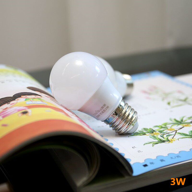 可调光专用LED灯泡大螺口E27节能3W 5W白光黄光可控硅家用台灯等