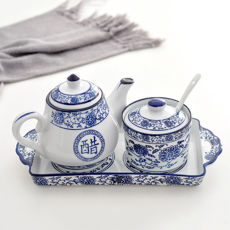 包邮兰州拉面馆专用厨房餐厅陶瓷辣椒酱罐大容量油壶酱油醋壶套装,厨房/烹饪用具,调味瓶罐/调料研磨器,淘宝优惠券,粉丝福利购,淘宝优惠卷