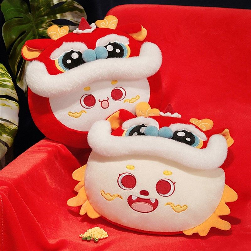 龙年醒狮抱枕毯子二合一办公室靠垫午睡枕头客厅靠枕被子两用定制,居家布艺,抱枕被,淘宝优惠券,粉丝福利购,淘宝优惠卷