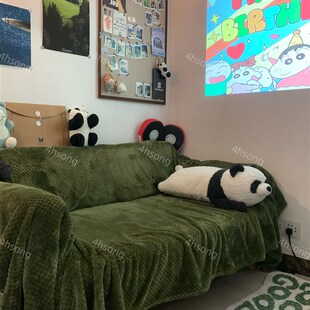 复古沙发盖布高级全盖盖巾沙发套防猫抓珊瑚绒四季通用毛毯不粘毛