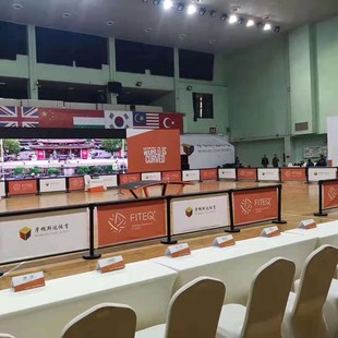 一米线栏杆活动护栏影院赛场隔离带户外安全排队定制移动广告围栏