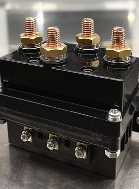 直流电机450A 12000磅汽车电动绞盘控制器电磁继电器12V24V防水