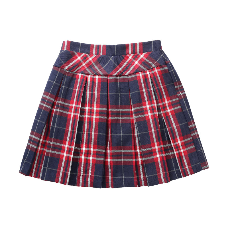 百褶裙女童格子裙学院风中大童小学生裙子半身裙短裙百搭打底裙,童装/婴儿装/亲子装,半身裙,淘宝优惠券,粉丝福利购,淘宝优惠卷