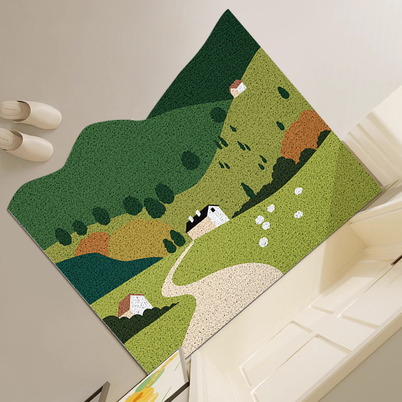 家用入户门地垫进门蹭土除尘耐脏脚垫子大门口防滑地毯丝圈玄关垫,居家布艺,入户地垫,淘宝优惠券,粉丝福利购,淘宝优惠卷