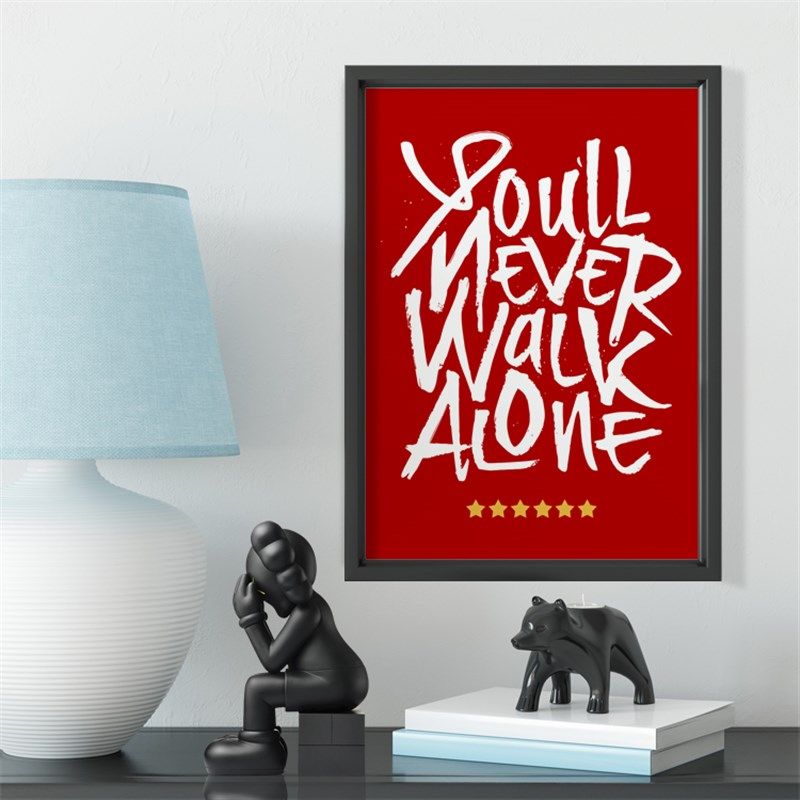 利物浦你永远不会独行实木装饰相框照片墙桌摆挂框摆件家居酒吧,家居饰品,相框/画框,淘宝优惠券,粉丝福利购,淘宝优惠卷