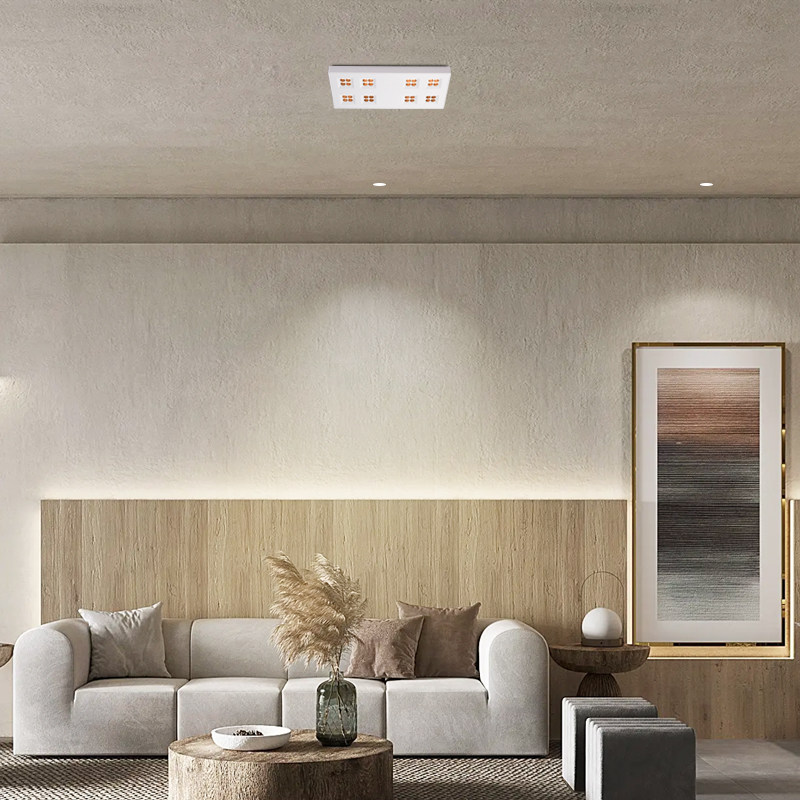 可圣照明 led超薄明装射灯免吊顶客厅无主灯吸顶灯斗胆灯格栅灯,家装灯饰光源,明装射灯,淘宝优惠券,粉丝福利购,淘宝优惠卷