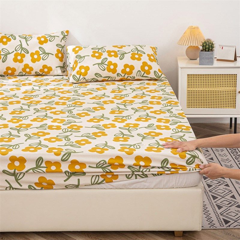 床笠2023年新款纯棉秋冬床垫保护罩套加厚老粗布床单单件三件套,床上用品,床笠,淘宝优惠券,粉丝福利购,淘宝优惠卷