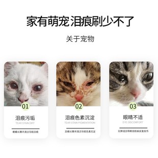 泪痕粉刷宠物泪痕刷眼部清洁用刷子刷眼屎刷猫狗狗比熊泪痕口服液