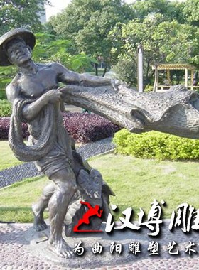 玻璃钢仿铜古代人物雕塑户外园林铸铜历史名人塑像铜雕塑人物定制