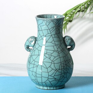 青瓷大号客厅花瓶美人醉玉壶春水培桌面家用插花搬新房装饰品